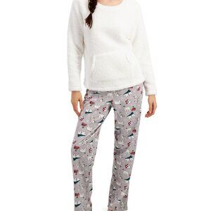 Family Pajamas Matching Womens Polar Bears Pajama Set